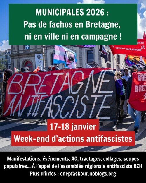 17-18 JANVIER : Week-end d'Actions Antifasciste