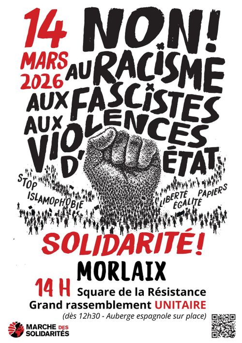 Manifestation contre le racisme, les fascistes et les violences d'État